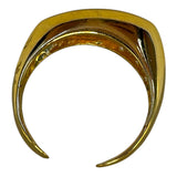 Anel Liso Dourado Regulável
