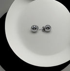 Brinco Bola Liso Branco