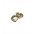 Brinco Micro Zircônia Dourado