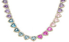 Destaque - Choker Coração Color Branco