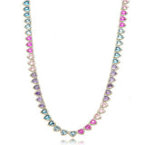 Destaque - Choker Coração Color Branco