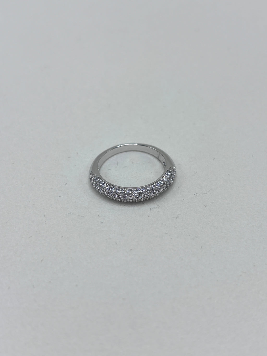 Anel Aparador Micro Zircônia Branco