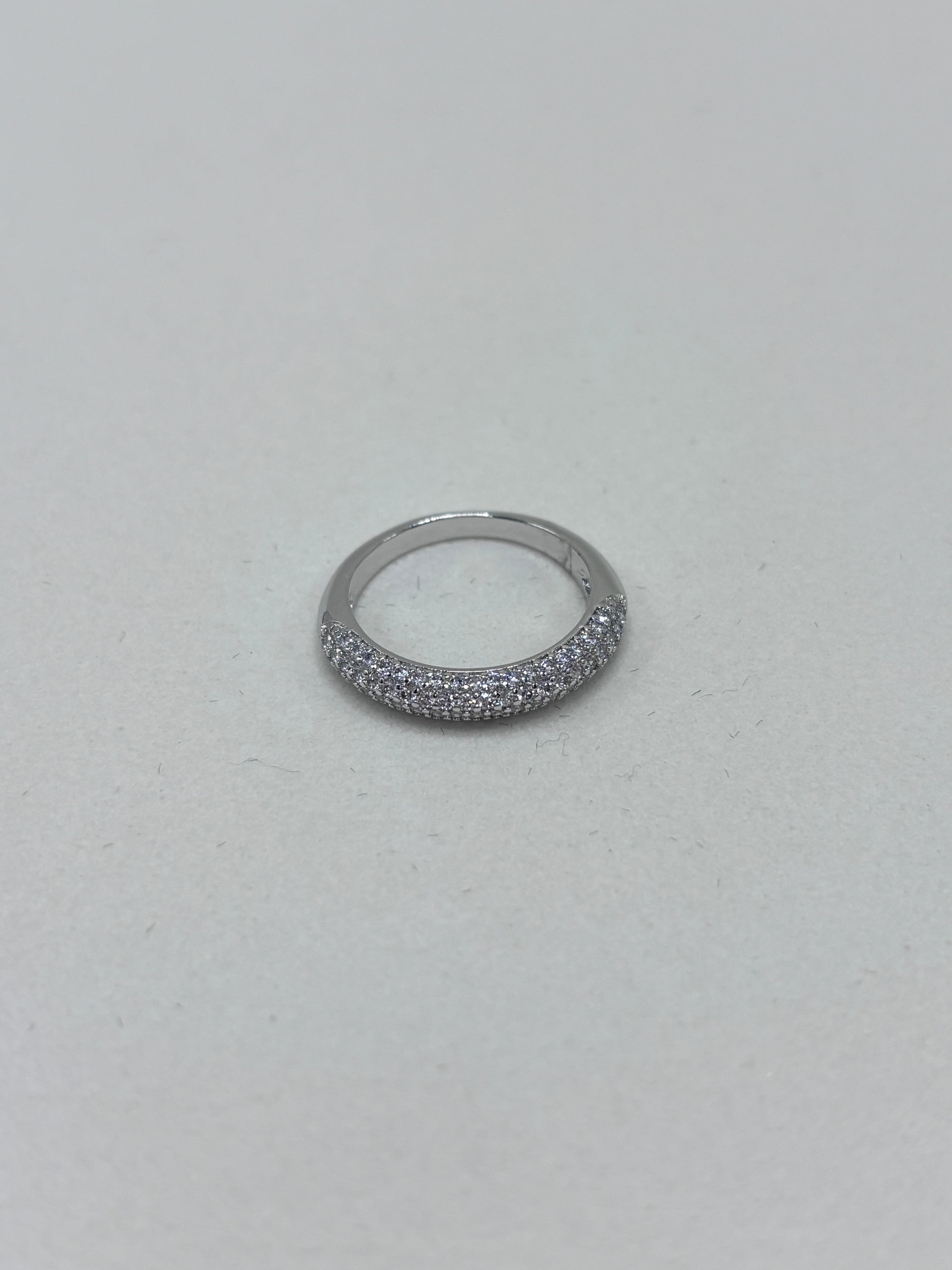 Anel Aparador Micro Zircônia Branco