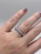 Anel Aparador Micro Zircônia Branco