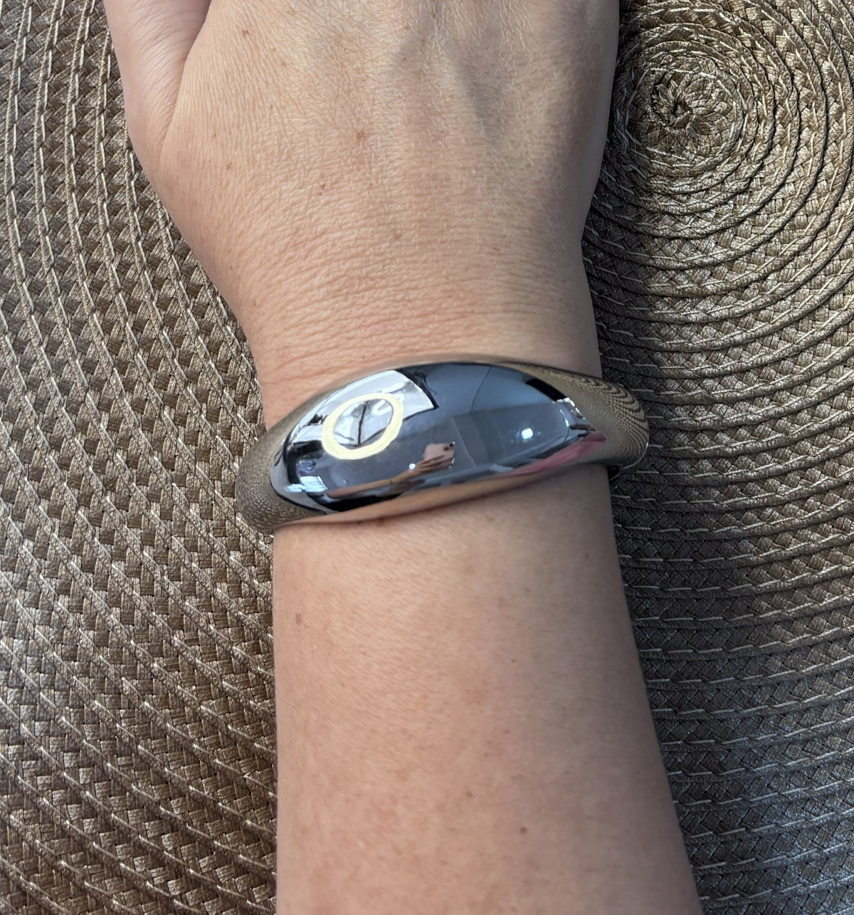 Bracelete Liso Branco