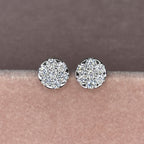Brinco Cristais Moissanite 1.4ct - Prata 925