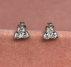 Brinco Cristais Moissanite 0,2ct - Prata 925