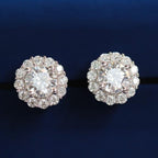 Brinco Coroa Moissanite 1.41ct - Prata 925