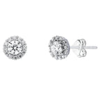 Brinco Coroa Moissanite 1.41ct - Prata 925