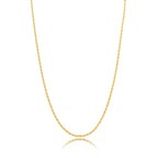 Choker Cordão Baiano Fino Liso Dourado