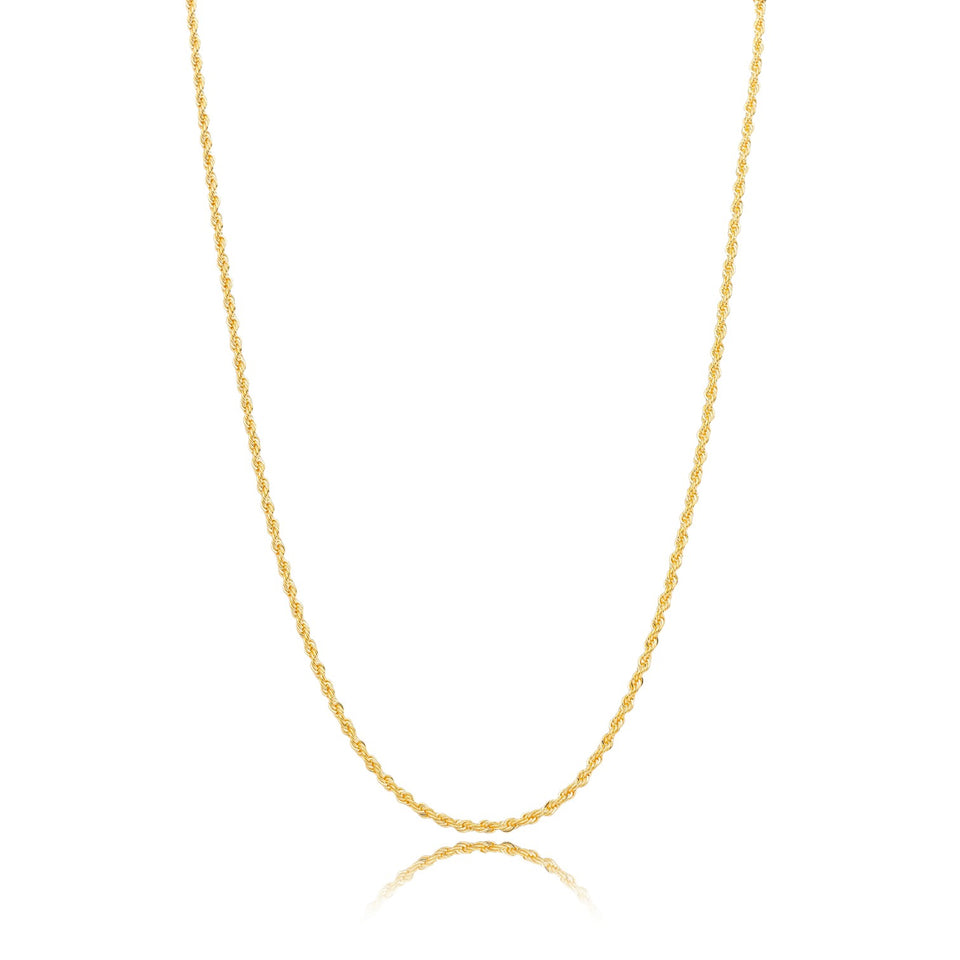 Choker Cordão Baiano Fino Liso Dourado