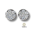 Brinco Cristais Moissanite 1.4ct - Prata 925