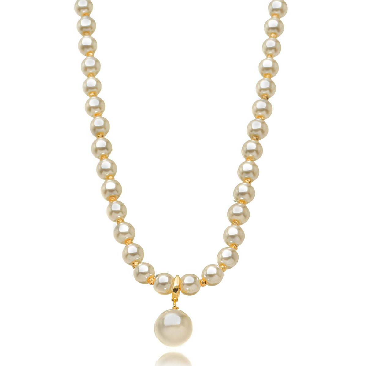 Colar Pérolas Dourado