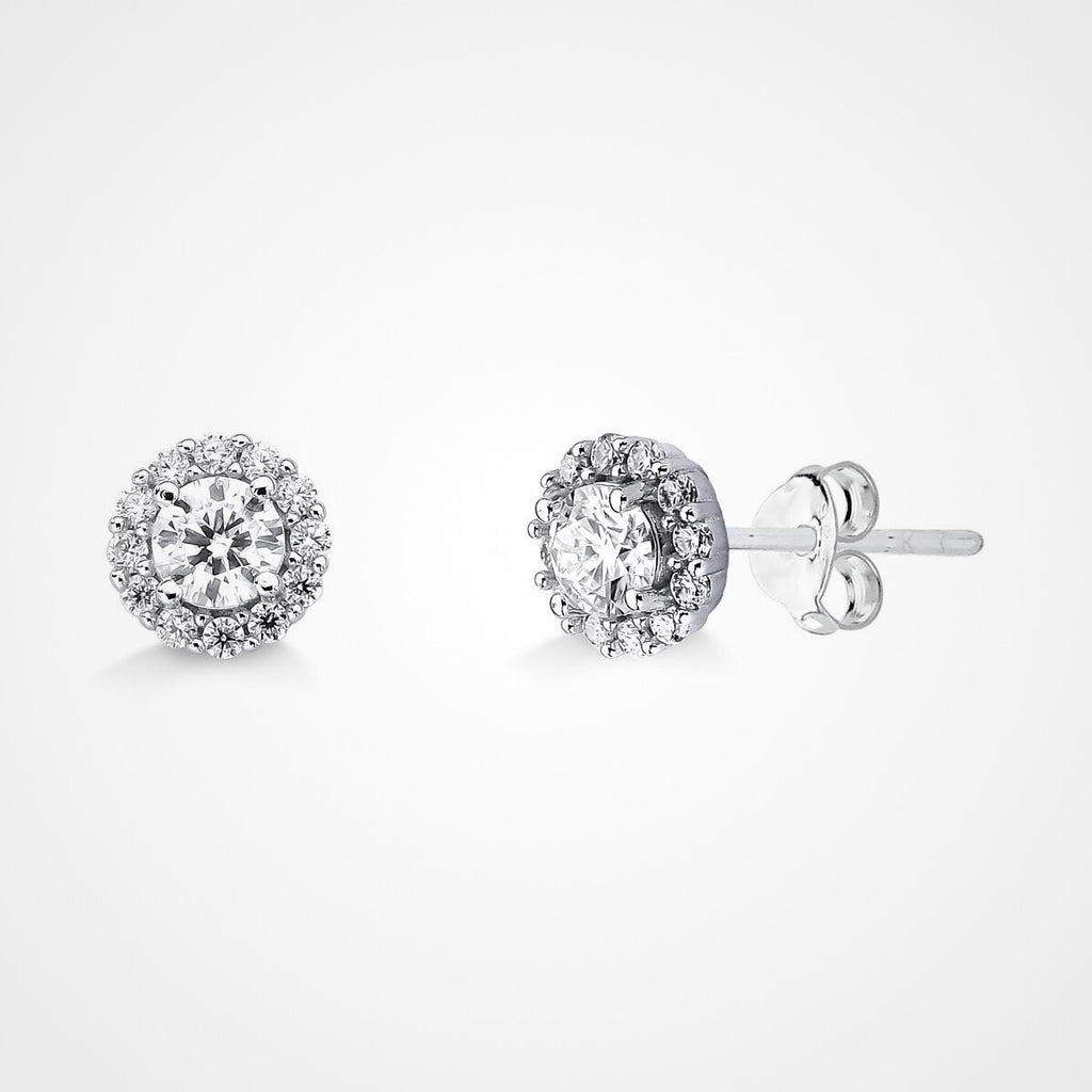 Brinco Coroa Moissanite 1.41ct - Prata 925